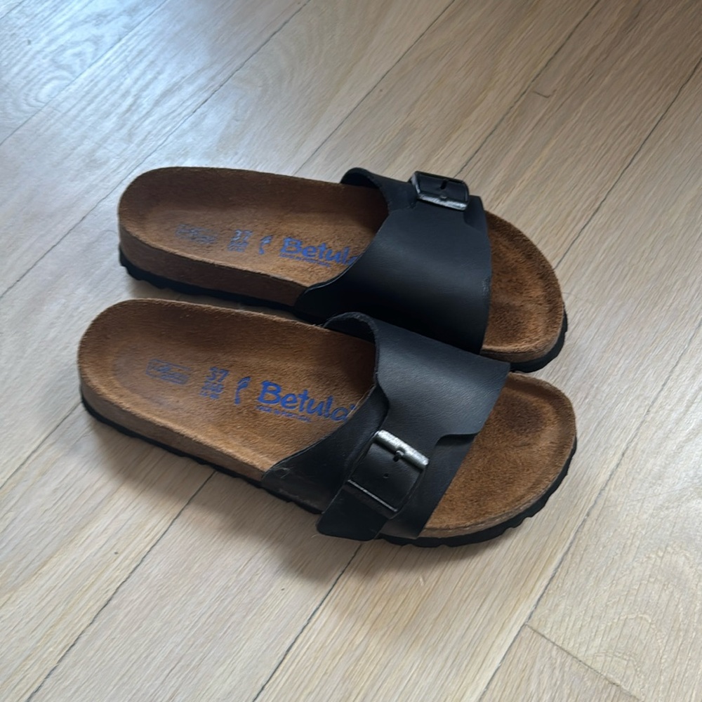 Birkenstock black slides